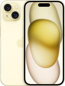 Apple iPhone 15 15.5 cm (6.1") Dual SIM iOS 17 5G USB Type-C 256 GB Yellow