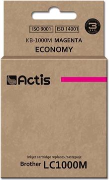 Actis KB-1000M Ink Cartridge (replacement for Brother LC1000M/LC970M; Standard; 36 ml; magenta)