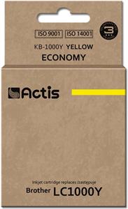 Actis KB-1000Y Ink Cartridge (replacement for Brother LC1000Y/LC970Y; Standard; 36 ml; yellow)