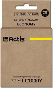 Actis KB-1000Y Ink Cartridge (replacement for Brother LC1000Y/LC970Y; Standard; 36 ml; yellow)