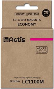 Actis KB-1100M Ink Cartridge (replacement for Brother LC1100M/980M; Standard; 19 ml; Magenta)