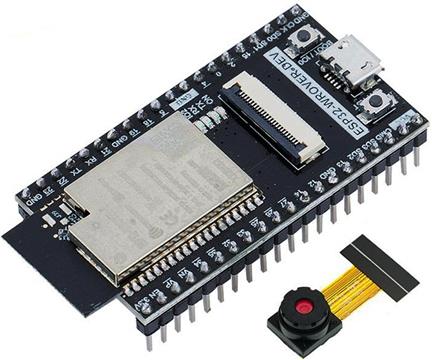 ESP32-WROVER-CAM Bluetooth and WIFI Dual Core CPU with Low Power Consumption MCU