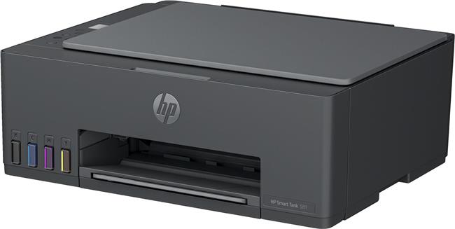 HP Smart Tank 581 All-in-One Printer, Home and home office, Print, copy, scan, Wireless; High-volume printer tank; Print from phone or tablet; Scan to PDF