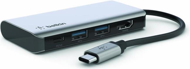 Belkin AVC006btSGY USB 3.2 Gen 1 (3.1 Gen 1) Type-C Silver