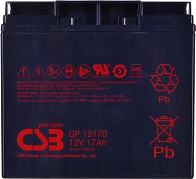 Battery CSB GP12170B1 17Ah/12V