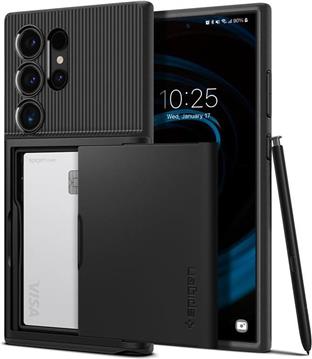 Spigen Slim Armor CS, black zaštitna maska za telefon - Samsung Galaxy S24 Ultra (ACS07306)