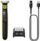 Philips Norelco OneBlade QP2724/10 men's shaver Foil shaver Trimmer Grey, Lime