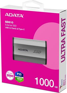 ADATA SD810 1 TB Black, Silver