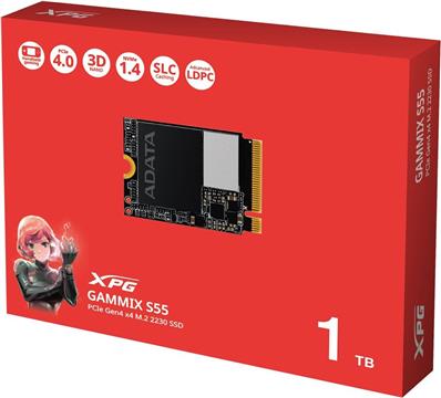 ADATA SSD GAMMIX S55 1TB Gen 4x4 2230