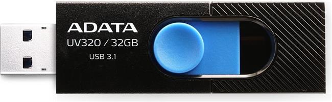 ADATA UV320 USB flash drive 32 GB USB Type-A 3.2 Gen 1 (3.1 Gen 1) Black, Blue