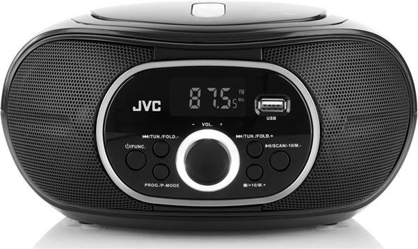 JVC radio RD-E221B Boombox black