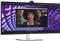 Monitor DELL P3424WEB Curved Video Conferencing 34", 3440x1440 WQHD, IPS Antiglare, 21:9, 1000:1, 300 cd/m2, 8ms/5ms, 178/178, DP, HDMI, 2xUSB-C (DP/PD), USB-B, 2xUSB 3.2, RJ-45, 2x5W Speakers, Cam, M