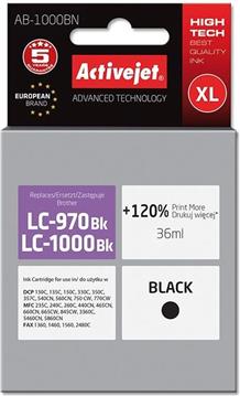 Activejet AB-1000BN ink (replacement for Brother LC1000/LC970Bk; Supreme; 35 ml; black)