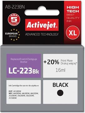Activejet AB-223BN ink (replacement for Brother LC223Bk; Supreme; 16 ml; black)