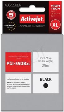 Activejet ACC-550BN Ink cartridge (replacement for Canon PGI-550BK; Supreme; 25 ml; black)