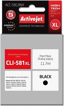 Activejet ACC-581BNX ink (replacement for Canon CLI-581XLBk; Supreme; 11,70 ml; black)