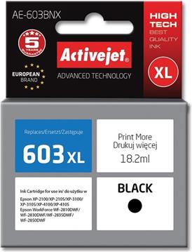 Activejet AE-603BNX ink (replacement for Epson 603XL T03A14; Supreme; 18,2 ml; black)
