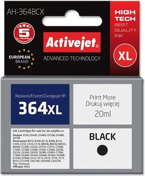 Activejet AH-364BCX Ink Cartridge (replacement for HP 364XL CN684EE; Premium; 20 ml; black)