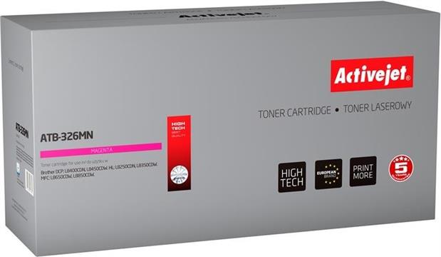 Activejet ATB-326MN Toner (replacement for Brother TN-326M; Supreme; 3500 pages; Magenta)