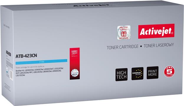 Activejet ATB-423CN toner (replacement for Brother TN-423C; Supreme; 4000 pages; cyan)