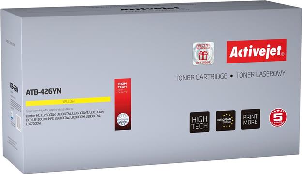 Activejet ATB-426YN toner (replacement for Brother TN-426Y; Supreme; 6500 pages; yellow)