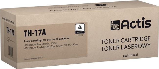 Actis TH-17A toner (replacement for HP 17A CF217A; Standard; 1600 pages; black)