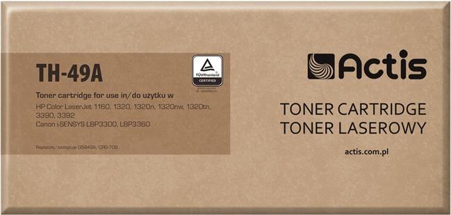 Actis TH-49A Toner (replacement for HP 49A Q5949A, Canon CRG-708; Standard; 2500 pages; black)