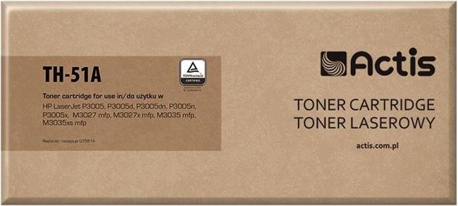 Actis TH-51A Toner Cartridge (replacement for HP 51A Q7551A; Standard; 6500 pages; black)