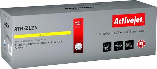 Activejet ATH-212N Toner (replacement for HP 131A CF212A, Canon CRG-731Y; Supreme; 1800 pages; yellow)