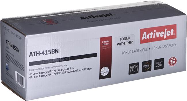 Activejet ATH-415BN printer toner for HP; replacement HP 415A W2030A; Supreme; 2400 pages, Black, With chip