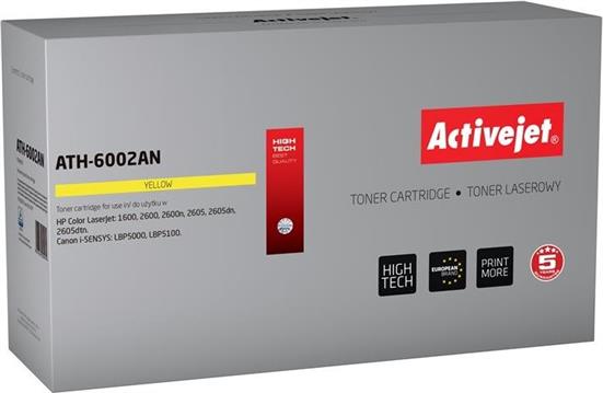 Activejet ATH-6002AN Toner (replacement for HP 124A Q6002A, Canon CRG-707Y; Premium; 2000 pages; yellow)