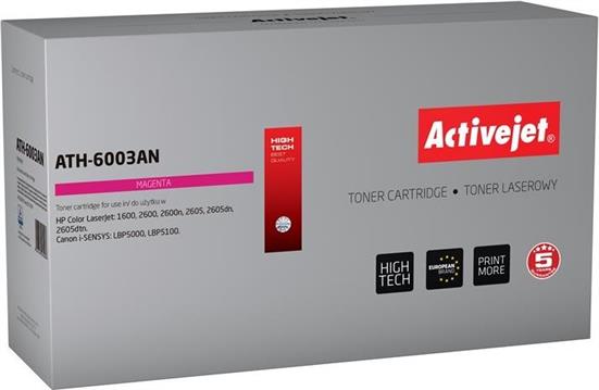 Activejet ATH-6003AN Toner (replacement for HP 124A Q6003A, Canon CRG-707M; Premium; 2000 pages; Magenta)