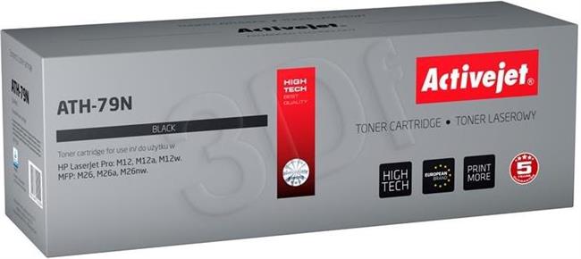 Activejet ATH-79N toner (replacement for HP 79A CF279A; Supreme; 2000 pages; black)