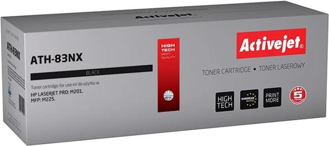 Activejet ATH-83NX toner (replacement for HP 83X CF283X; Supreme; 2200 pages; black)