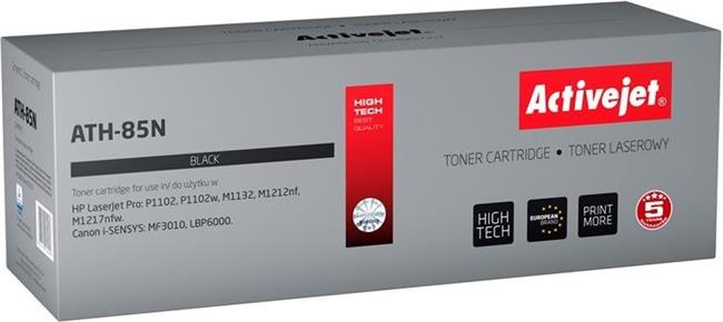 Activejet ATH-85N toner (replacement for HP 85A CE285A, Canon CGR-725; Supreme; 2000 pages; black)