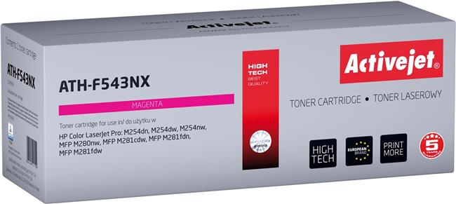Activejet ATH-F543NX Toner (replacement for HP 540 CF543X; Supreme; 2500 pages; magenta)