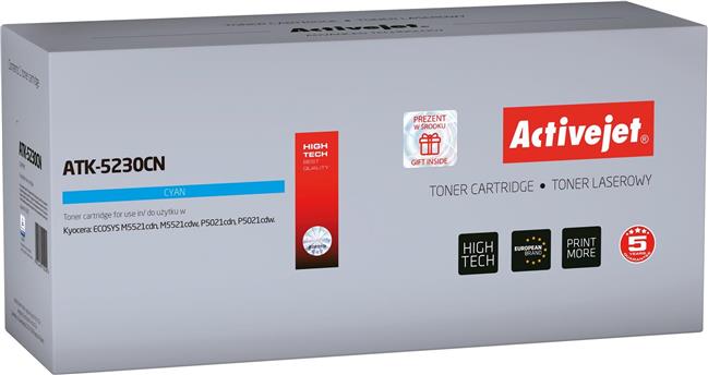 Activejet ATK-5230CN toner (replacement for Kyocera TK-5230C; Supreme; 2200 pages; cyan)