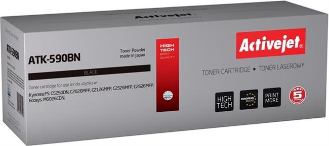 Activejet ATK-590BN Toner (replacement for Kyocera TK-590BK; Supreme; 7000 pages; black)