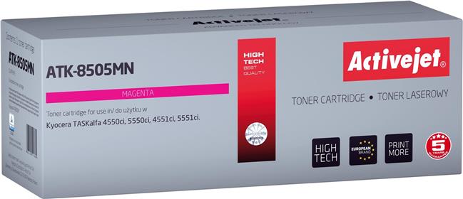 Activejet ATK-8505MN toner (replacement for Kyocera TK-8505M; Supreme; 20000 pages; magenta)
