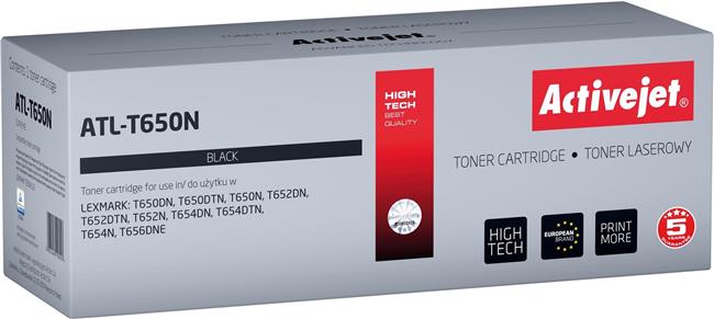 Activejet ATL-T650N toner (replacement for Lexmark T650A11E; Supreme; 6000 pages; black)