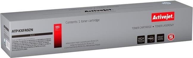 Activejet ATP-KXFA92N Toner (replacement for Panasonic KXFAT92/KXFAT411; Supreme; 2000 pages; black)