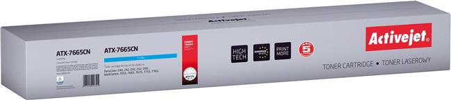 Activejet ATX-7665CN Toner (replacement for Xerox 006R01452; Supreme; 34000 pages; cyan)