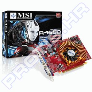 Grafička kartica MSI PCI-E ATI Radeon R4650, 1GB DDR2, PCI-E 2.0, 128bit