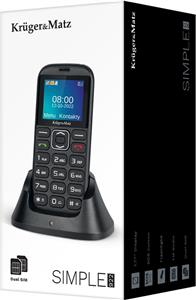 Kruger & Matz KM0922 4G 4,5 cm (1.77") 72g Black, Senior phone
