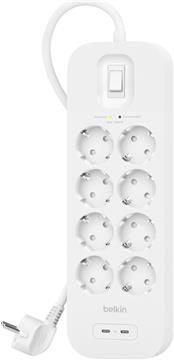 Belkin Connect White 8 AC outlet(s) 2 m