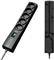 Ever T/LZ09-CLA050/0000 Surge protector Power strip Black 5 sockets