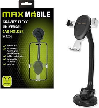 MAXMOBILE DRŽAČ ZA MOBITEL GRAVITY FLEXY do 6.8" SK1206