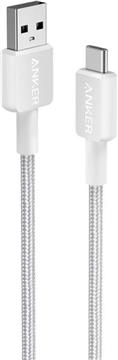 Anker 322 USB-A to USB-C braided cable 1.8m white