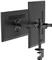 Gembird MA-D2-03 Adjustable desk mounted double monitor arm, 17”-32”, black