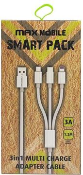 SMART PACK KABEL 3u1 TypeC/Micro USB/Lightning-USB